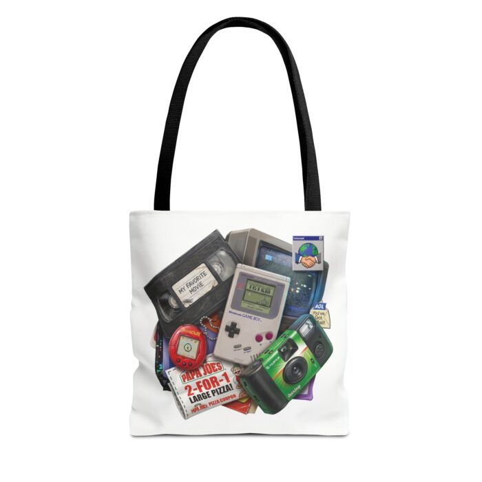 Raised on Pixels Tote Bag